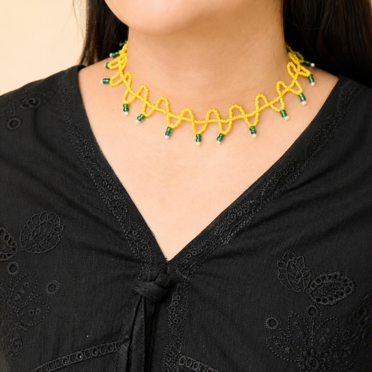 Sarson Phool Necklace